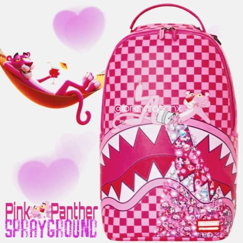 Nwt Last 1!! It May Be The Last One On Earth! Trust Me I've Called Every Store In The Usa! Buy With Confidence From A Posh 2 Ambassador With Actual Photo & Videos Of The Bag!!!! Don't Attempt To Buy From Someone To Grab A Lower Price And Get Scammed And/Or Get A Damaged Used Bag. Waterproof Pink Panther Backpack Diamond Crusted Hot Pink Bag Its Pristine Fabulous Flawless! Checkered Bubblegum Pink Diamond Embellished Backpack Waterproof Sprayground Backpack Sold Out At Drop This Is Authentic -Off Pink Sprayground Backpack, Sprayground Backpack Pink, Baddie Backpacks, Spray Ground Backpack, Pink Bookbag, Sprayground Backpack, Pretty Backpacks, Classic Bentley, Pastel Backpack