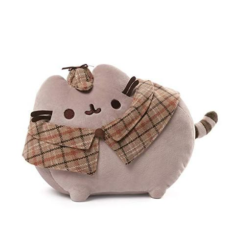 GUND Pusheen Detective Cat Plush Stuffed Animal Gray 12.5" #halloween #kids #halloweendress #halloweenkids #amazon #halloweenwomen #hallowendecor #halloweenlights #halloweendecorations Pusheen Plushies, Pusheen Backpack, Pusheen Toys, Pusheen Stuff, Pusheen Plush, Pusheen Cute, Rabbit Soft Toy, Pusheen The Cat, Pusheen Cat