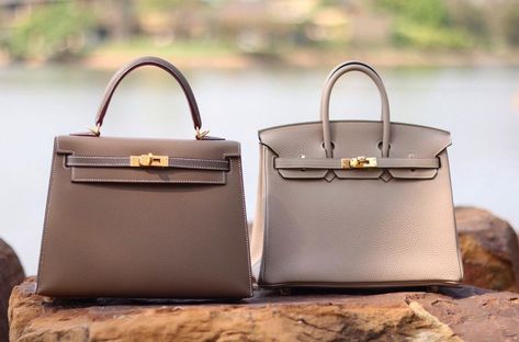 Kelly Vs Birkin, Hermes Kelly Etoupe, Etoupe Birkin, Hermes Birkin Fake Vs Real, Birkin 25 Etain, Hermes Wishlist, Hermes Birkin Colours, Birkin 25 Etoupe, Special Order Birkin