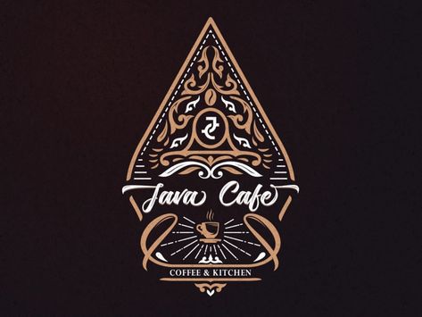 Fresh Logo Design, Valentine Art Projects, Easy Valentine Crafts, Indonesian Art, Batik Art, Restaurant Logo, Isometric Design, Cafe Logo, Restaurant Logo Design