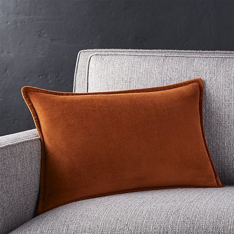 Velvet Pillow, Scatter Cushions, Soft Furnishings, Living Room Ideas, Basement, Family Room, Barrel, Rust, Throw Pillow