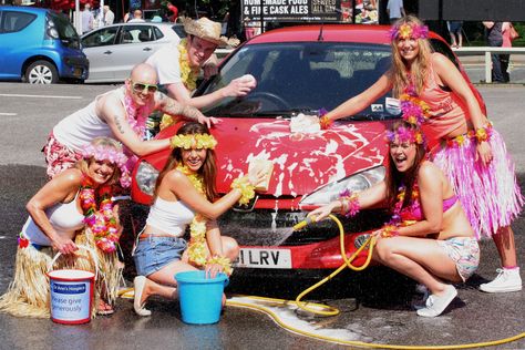 Our charity car wash raised £611 for St.Ann's  Hospice Car Wash Photoshoot Friends, Car Wash Photoshoot, Converse Style Women, Car Trash, Friend Photoshoot, Car Girls, Car Wash, Cheerleading