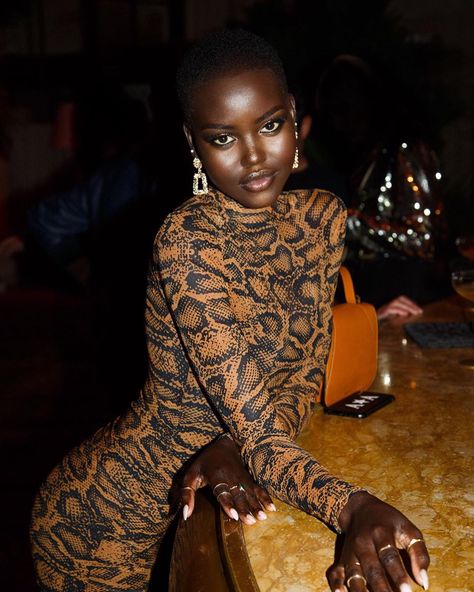 Adut Akech Bior on Instagram: “Old camera roll findings 🐆✨” Adut Akech, Dark Skin Beauty, Black Femininity, Dark Skin Women, African Beauty, Brown Skin, Black Is Beautiful, Britney Spears, Summer Hairstyles