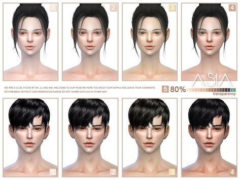 SC4-100439_PT03 Sims 4 Cc Skin Asian, S4cc Eyebrows, Sims 4 Asian Skin, Sims 4 Skintones, Sims 4 Cc Skin Details, Sims4 Skin, Ts4 Makeup, Asian Sims, Faces Drawing