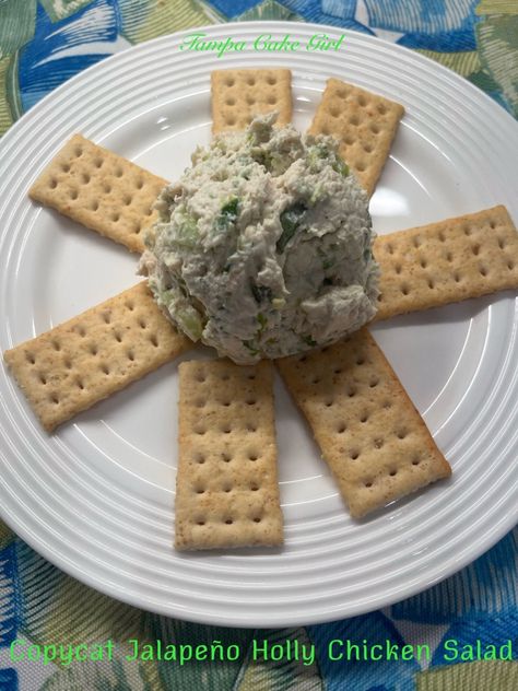 Copycat Jalapeño Holly Chicken Salad | Tampa Cake Girl Jalapeno Holly Chicken Salad Chick Recipe, Chicken Salad Chick Copycat Recipes Kickin Kay Lynne, Jalepeno Chicken Salad Recipe, Chicken Salad Chick Copycat Recipes Jalapeno Holly, Kickin Kay Lynne Chicken Salad Recipe, Jalapeno Holly Chicken Salad Chick, Jalapeño Chicken Salad, Jalapeno Holly Chicken Salad, Jalapeno Chicken Salad Recipe