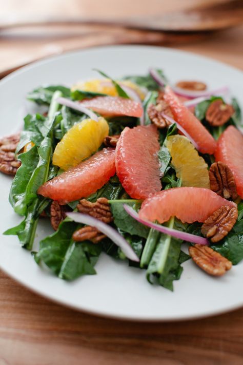 Dandelion Green and Citrus Salad — A Thought For Food Brian Flanagan, Dandelion Greens Recipes, Dandelion Salad, Dandelion Greens, Cured Salmon, Citrus Salad, Foraged Food, Keeping Secrets, Dandelion Recipes