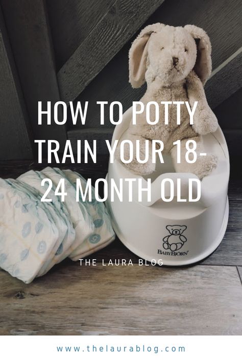 Exactly how to potty train your 18-24 month old, step by step, in this tried and true blog post! Potty Training 101, Potty Training Books, How To Potty Train, Potty Training Girls, Toddler Potty, Potty Training Boys, Toddler Potty Training, Potty Time, Potty Train