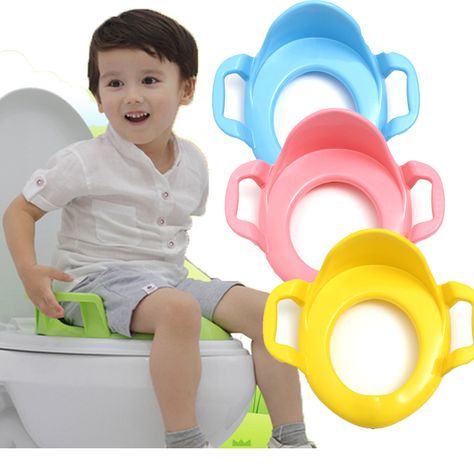 Children Kids Baby Toddler Potty Seat Cushion Toilet  Urinal Training Stand Stool With Handle Baby Urinal, Baby Toilet Training, Baby Potty Seat, Baby Toilet, Toddler Potty, Infant Potty Training, Potty Seat, Toilet Training, Potty Training