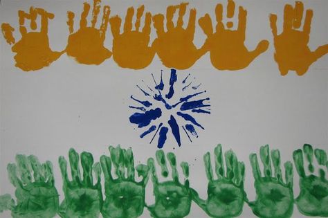 India Independence Day Crafts with Roopa - Artsy Craftsy Mom Independence Day Activities, Independence Day Drawing, 15 August Independence Day, India Crafts, Flag Crafts, Indian Independence Day, Independence Day India, Independence Day Decoration, Independance Day