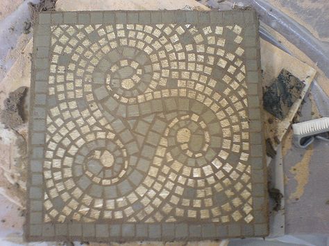 Another Celtic mosaic to pattern the rocks after Celtic Mosaic, Mosaic Inspiration, Roman Mosaic, Mosaic Ideas, Celtic Design, Mosaic Table, Celtic Designs, Mosaic Designs, Mosaic Patterns