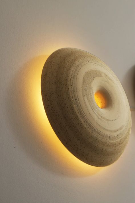 Unique Ceramic Lamp Flush Wall Sconce Dome Wall Lamp | Etsy Modern Wall Lighting, Ceramic Cafe, Hidden Lighting, Modern Hanging Lights, Lamp Ceramic, Wall Lamps Living Room, Ceramic Wall Lights, Diy Lampe, Art Decor Diy