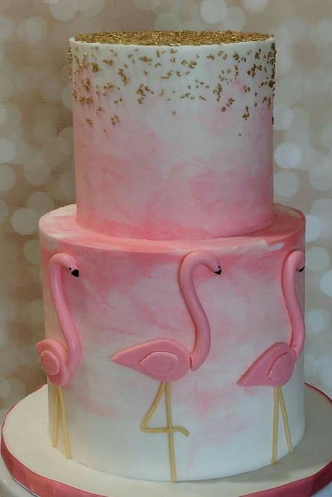 Cake Celebration, Flamingo Cake, Tropical Bird, Flamingo Party, Tropical Birds, Beach Cottage, Cake Inspiration, Pink Flamingos, Birthday Cakes