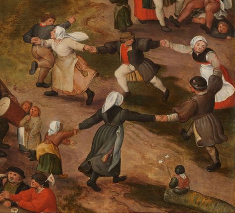 Medieval Mens Clothing, 16th Century Paintings, Festival Paint, Pieter Bruegel The Elder, Medieval Party, Pieter Bruegel, History Pictures, Medieval Art, Christmas Illustration