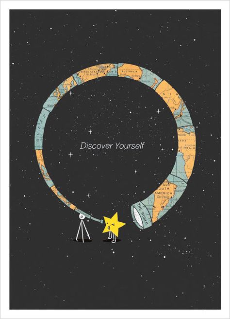 Discover Yourself Inspiring Poster Design ilovedoodle1 Cute Inspiring Posters You Would Love to Buy | A Collection From ilovedoodle