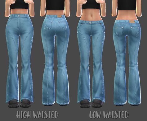 Bootcut Jeans Sims 4 Cc, Clumsytraitt Sims 4, Sims Cc Clothes Pants, Low Waisted Jeans Sims 4 Cc, Sims Low Rise Jeans, Sims 4 Cc Baggy Jeans Maxis Match, Sims 4 Cc Clothes Low Rise Jeans, Sims 4 Low Rise Skirt, Sims 4 Low Waist