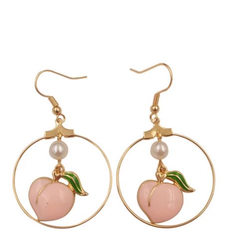 Georgia Peach Southern Belle Earrings.Nwt Peach Earrings For Summer Gift, Cheap Pink Fruit Design Earrings, Elegant Peach Dangle Earrings, Elegant Orange Clip-on Earrings, Gold Rhinestone Earrings, Peach Earrings, Kendra Scott Earrings, Evil Eye Earrings, Square Earrings Studs