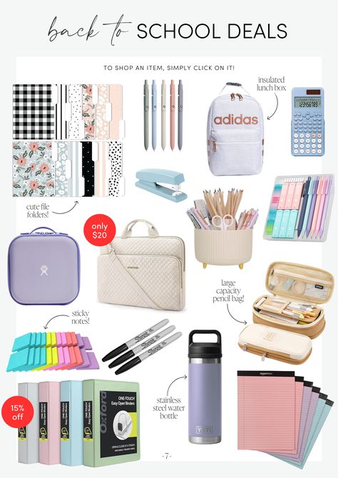 Shop my top picks from this year's Amazon Prime Day sale! Must have items on sale now! Amazon Prime Deals. Viral items on sale during Prime Day event! Make sure you're following comestayawhile and amandalovesamazon on Instagram to shop daily deals, enter giveaways, and more! Cute School Supplies Aesthetic, School Supplies Aesthetic, School Supplies Cute, Rotating Desk, Supplies Aesthetic, Aesthetic School Supplies, Prime Deals, Sharpie Permanent Markers, Aesthetic School