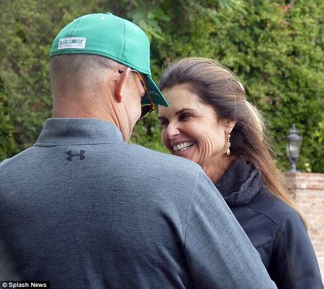 Smitten: Maria Shriver stepped out for a romantic stroll with her boyfriend Matthew Dowd on Wednesday Schwarzenegger Quotes, Arnold Schwarzenegger Quotes, Melissa Sweet, Maria Shriver, Wedding Dress Alterations, Captain America Civil, Teen Quotes, Free Youtube, Arnold Schwarzenegger