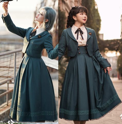 LolitaWardrobe on Twitter: "New Release: Moluo Lolita 【-My Academy Memories-】 Lolita JSK, Short Jacket and Blouse ◆ Shopping Link >>> https://t.co/IvhAb0rzFs… https://t.co/oD4MFWa8Cc" Shopping Link, Classic Lolita, Fashion Design Sketches, New Release, Lolita Dress, Character Outfits, Short Jacket, Lolita Fashion, Shop Blouses