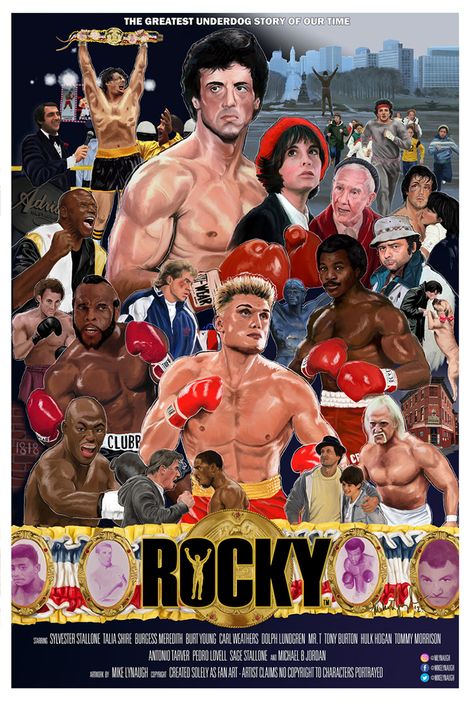 Rock Balboa, Tommy Morrison, Rocky Balboa Movie, Rocky Balboa Poster, Rocky Series, Rocky Film, Mighty Mike, Carl Weathers, Childhood Memories 80s