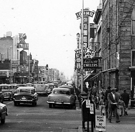 Pocatello Idaho, Idaho City, Idaho, Old And New, Old Photos, Old School, Times Square, New York, History