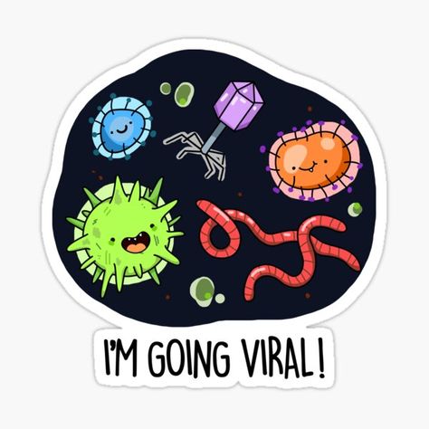 Medical Stickers, Science Puns, Science Stickers, Animal Puns, Family Presents, Cute Puns, Funny Pun, Pun Gifts, Science Humor