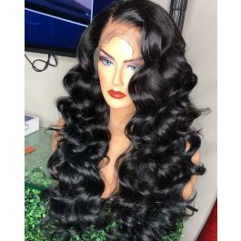 Wigs Black Hair, Blond Rose, Black Hair Wigs, Wigs Shop, Indian Remy Human Hair, Diy Makeup Storage, Deep Wave Wig, Black Wigs, Human Lace Wigs