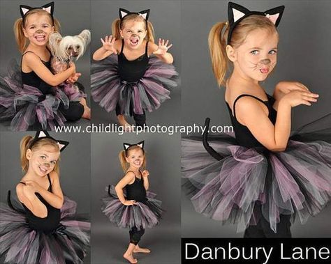 Obličejové Masky, Toddler Girl Halloween, Halloween Toddler, Dresses Dance, Handmade Tutu, Halloween Tutu, Kids Tutu, Chat Halloween, Cat Halloween Costume