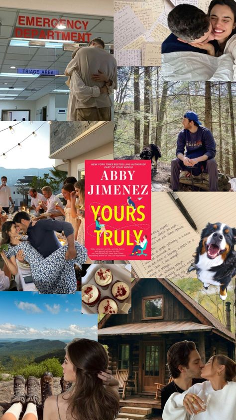 yours truly by abby jimenez Yours Truly Abby Jimenez, Abby Jimenez, Your Truly, Romantic Book Quotes, Winter Books, Recommended Books To Read, Emergency Department, Romantic Books, Book Girl