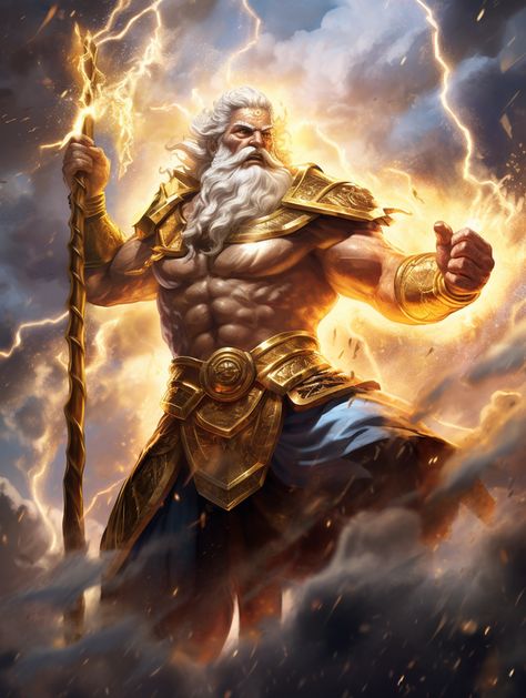 Dota2 fan art - Zeus god of thunder Zeus Art Greek Mythology, Zeus Fanart, Zeus Game, Zeus Greek God, Zeus Aesthetic, Zeus Art, Mythology Characters, Zeus Greek Mythology, Greek God Zeus