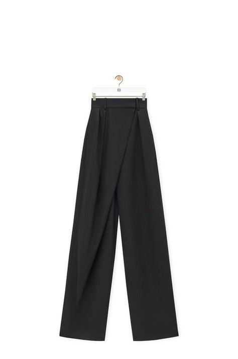 Loewe Trousers, Wrap Trousers, Fantasy Gowns, Airport Fashion, Shorts For Women, Long Length, High Waist, Online Store, Women Wear