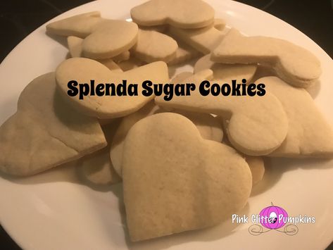 Sugar Free Sugar Cookies Splenda, Splenda Cookies, Rolled Sugar Cookie Dough, Sugar Cookie Glaze, Sugar Cookie Recipe For Decorating, Brown Sugar Cookie Recipe, Pumpkin Spice Sugar Cookies, Sugar Cookie Dough Recipe, Splenda Recipes