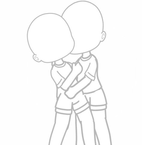 Couple Gacha Poses, Gacha Club Poses Ideas Couple Tutorial, Gacha Life Poses Base Cute Couple, Gacha Life Custom Poses, Body Base Couple, Gacha Couple Poses, Gacha Club Poses Ideas Couple, Gacha Custom Poses Couple Tutorial, Gacha Poses Base Couple