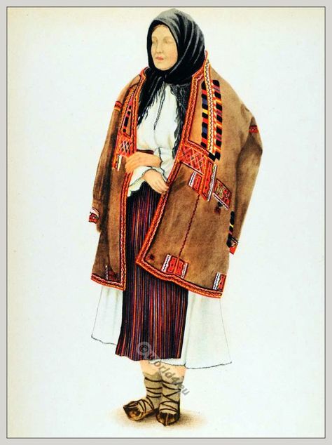 Romanian peasant woman from Bihor, Transylvania. Romanian Clothing, Peasant Clothing, Romanian Women, Folk Embroidery, Medieval Clothing, Eastern European, Folk Costume, Traditional Clothing, Embroidery Techniques