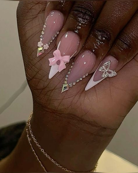 Stilettos Nails Designs, Libra Inspired Nails, Libra Nails Acrylic, Medium Stiletto Acrylic Nails, Stiletto Acrylic Nails, 22th Birthday, Sweet 16 Nails, Pink Stiletto Nails, Stiletto Nails Short