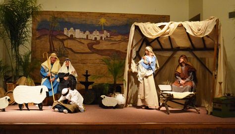 Live Nativity, Christmas Drama, Christmas Candle Lights, Simi Valley California, Nativity Costumes, Ward Christmas Party, Bethlehem Christmas, Play Props, Christmas Pageant