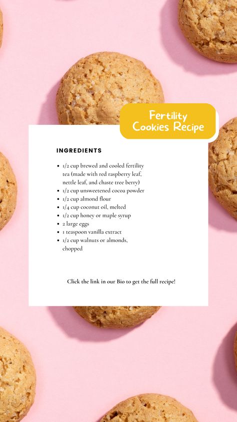 Baking and baby-making! Whip up a batch of these fertility cookies featuring Secrets of Tea's fertility tea and enjoy a little extra boost on your Fertility journey 🌟👶 #fertilitysupport #naturalremedies Vegan Fertility Recipes, Fertility Cookies, Fertility Snacks, Fertility Tea, Pregnancy Tea, Breastfeeding Foods, Best Cookies, Oat Cookies, Super Foods