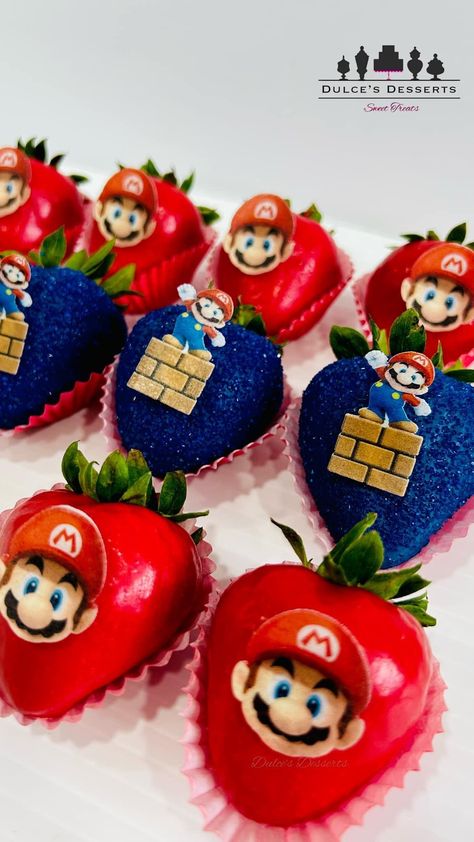 Super Mario Bros Birthday Party, Apple Caramel, Treat Table, Mario Bros Birthday, Mario Bros Party, Mario Birthday Party, Mario Birthday, Mario Party, Mario Brothers