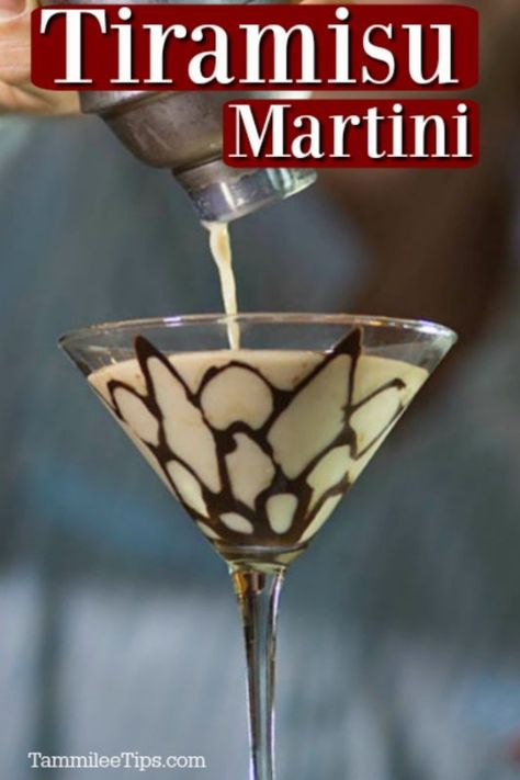 How to make a delicious Carnival Tiramisu Martini Recipe at home! This delicious dessert cocktail looks amazing and tastes great. Blue Martini Recipe, Baileys Martini, Tiramisu Martini, Martini Recipes Easy, Pool Drinks, Elephant Christmas, Special Drinks, Alcholic Drinks, Martini Recipe