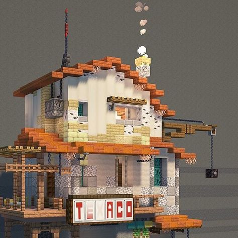 TacoSquad on Instagram: "Minecraft Cyberpunk Gas Station  - Built with @blaze_85_  - Built on: play.bakery.builders  Shaders: complementary  - Please remember to like, follow, share, and use premium gas  - #minecraft #mcpe #minecraftart #minecraftbuild #mcbuilds #minecraftbuilding #minecraftjava #minecraftarchitecture #minecraftonly #minecraftbuilds #minecraftideas #minecrafthouse #minecraftinspiration #minecrafthouses #minecraftcreations #minecraftbuilder" Spruce Bedroom Minecraft, Minecart Station Minecraft, Minecraft Minecart Station, Minecraft Industry Building, Mining Minecraft Builds, Industrial Minecraft Builds, Minecraft Subway Station, Minecraft Mine, Cyberpunk Minecraft