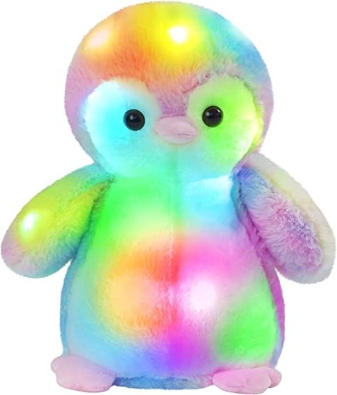 Christmas For Toddlers, Penguin Stuffed Animal, Polar Bear Plush, Plush Penguin, Rainbow Plush, Cat Plush Toy, Up Dog, Glow In Dark, Rainbow Cat