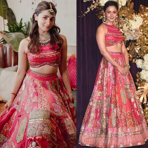 Alia Bhatt brought back her mehendi outfit for Manish Malhotra’s Diwali party, and that’s the kind of sustainability we all want to embrace! Relove, resell, refurb. Shop stunning pre-loved designer wear at revivify.com Worldwide shipping | WhatsApp us at (+91) 90043 90058 #Revivify #revivifyrevolution #revivifyfutureoffashion #sustainablefashion #circularfashion #southasianluxurywear #preloved #ResponsibleFashion #RevivifyYourWardrobe Alia Bhatt Mehendi Outfit, Alia Bhatt Mehendi Design, Alia Bhatt Wedding Looks, Alia Bhatt Mehendi, Ocassion Outfits, Mehendi Outfit, Function Dresses, Mehendi Outfits, Diwali Party