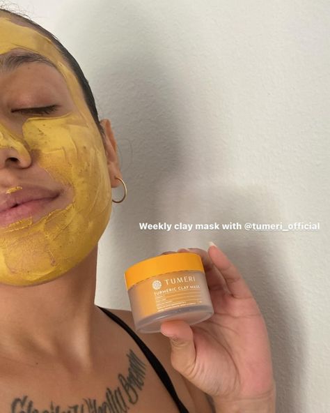 when you treat your skin with our Turmeric Clay Mask, you’ll notice... ➡️ 📸 @toricollabs . . . . . #Tumeri #hyperpigmentation #darkspots #acnescars #reducehyperpigmentation #productsforhyperpigmentation #turmericskincare #turmericbenefits #turmericforskin #turmeric Turmeric Skin Care, Turmeric For Skin, Reduce Hyperpigmentation, Hygiene Care, Turmeric Benefits, Clay Mask, Clay Masks, Dark Spots, Treat Yourself