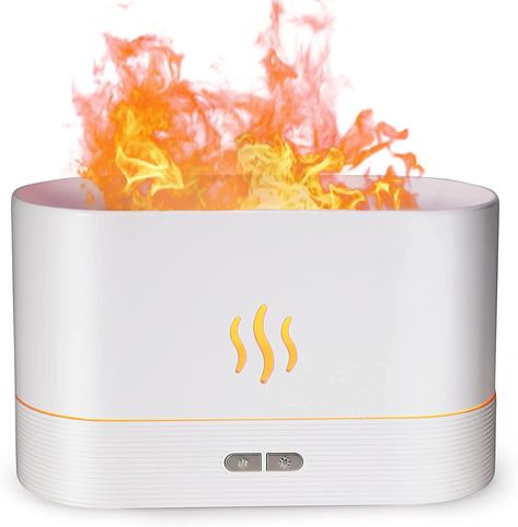 Depulat Flame Aromatherapy Diffuser Youth Edition, 300ml Water Capacity with Remote Control, Ultra-Quiet Home atomized air humidifier, Water Shortage Automatic Shut-Off Protection . Flame Diffuser, Air Diffuser, Mist Diffuser, Aromatherapy Humidifier, Air Diffusers, Yoga Essentials, Cool Mist Humidifier, Air Humidifier, Fragrance Diffuser