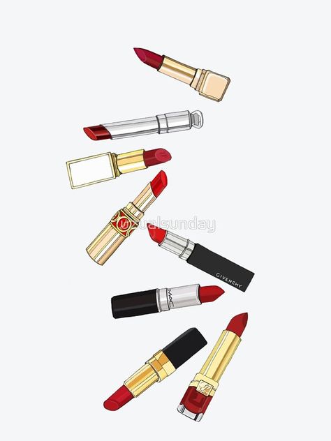 Design Makeup Illustration, Makeup Wallpapers, Fashion Wallpaper, Foto Art, Makeup Art, Fashion Sketches, Lipsticks, Iphone Background, Girly Things