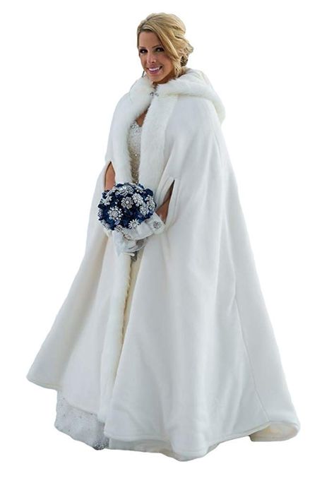 Bolero Jacket Wedding, Winter Robes, Wedding Cloak, Cape For Women, Cape Wedding Dress, Wedding Coat, Bolero Wedding, Blue Sequin Dress, Bridal Jacket