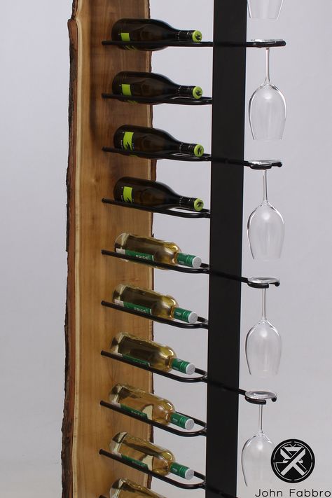 Wooden wine holder