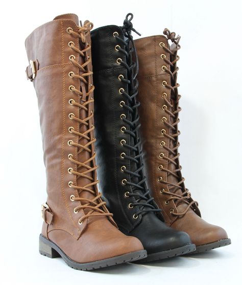 Women Knee High Lace Up Fashion Military Combat Boots Riding Style With Zipper | eBay Military Combat Boots, Taupe Boots, Knee Highs, Womens Ugg Boots, Military Combat, Boating Outfit, Womens Combat Boots, Black Combat Boots, Simple Outfit