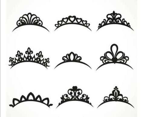 Tiara Ideas, Peter Pan Drawing, Tiara Drawing, Typo Logo Design, Vintage Tiara, Silhouette Painting, Crown Tattoo, Owls Drawing, Wallpapers Iphone