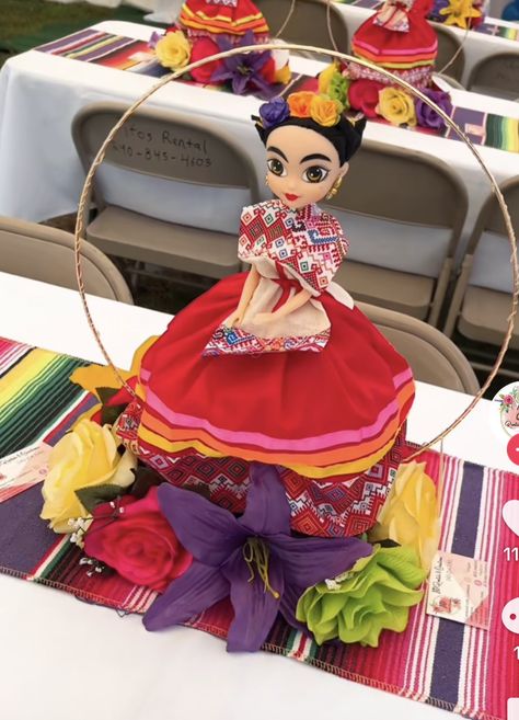 Charro Quinceanera Centerpieces, Quinceanera Mexican Theme, Mexican Centerpiece Ideas, Mexican Centerpiece, Loteria Party, Quinceanera Centerpieces, Mexican Birthday Parties, Mexican Party Decorations, Mexican Fiesta Party